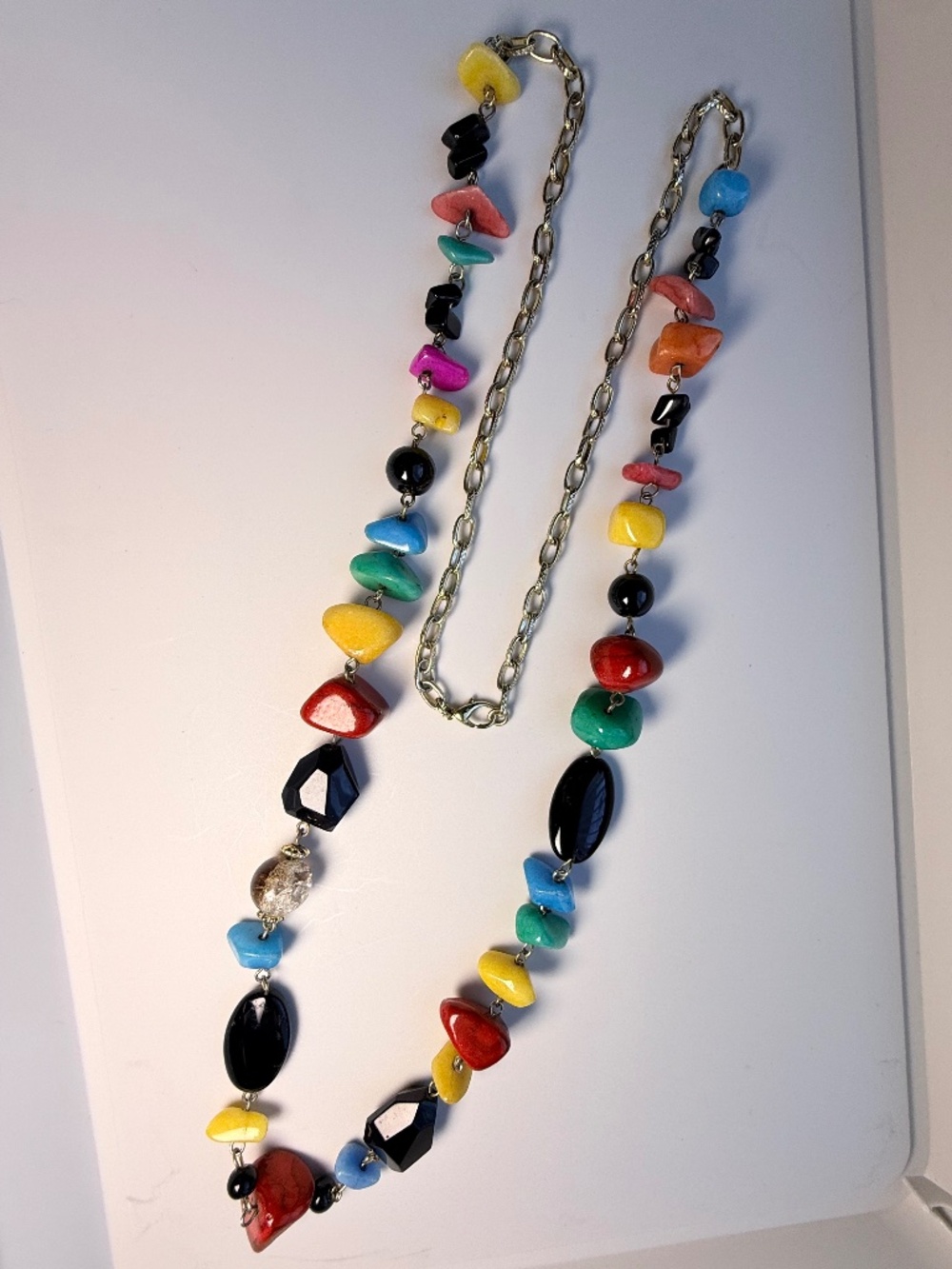 Multi-colored Statement Necklace